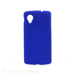 Пластмасов калъф за LG Nexus 5 - тъмно син