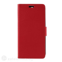 Кожен калъф тип портмоне за LG K4 2017 - червен
