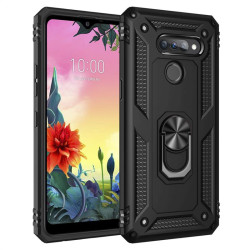 Хибриден гръб със стойка за LG K50s - черен