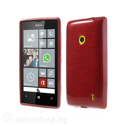 Силиконов калъф за Nokia Lumia 520 – червен