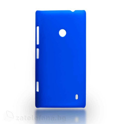 Пластмасов калъф за Nokia Lumia 520 - тъмно син