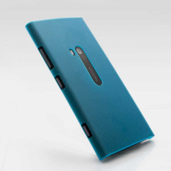 Полупрозрачен пластмасов калъф за Nokia Lumia 920 - син