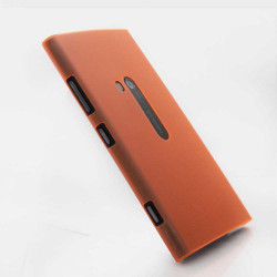 Полупрозрачен пластмасов калъф за Nokia Lumia 920 - оранжев