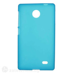 Силиконов калъф за Nokia X - светло син