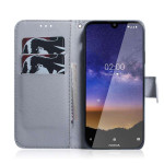 Калъф страничен флип за Nokia 2.2 - тигър - 2 Калъф страничен флип за Nokia 2.2 - тигър - 2