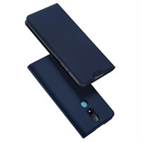 Тънък калъф страничен flip марка DUX DUCIS за Nokia 2.4 – тъмно син