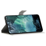 Кожен калъф тип портмоне за Nokia G11/G21 - синя пеперуда - 0 Кожен калъф тип портмоне за Nokia G11/G21 - синя пеперуда - 0