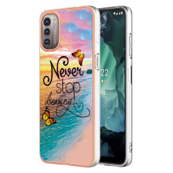 Силиконов гръб за Nokia G11/G21 - never stop dreaming