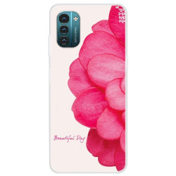 Силиконов гръб за Nokia G11/G21 - розово цвете