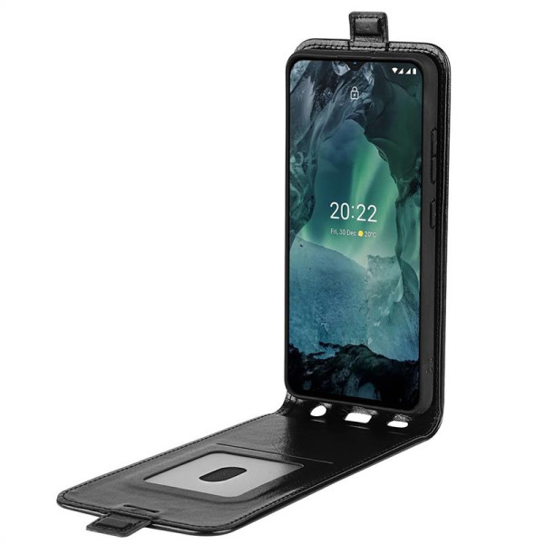 Кожен калъф flip за Nokia G11/G21 - черен Кожен калъф flip за Nokia G11/G21 - черен