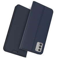 Тънък калъф страничен flip за Nokia G42 4G/5G – тъмно син