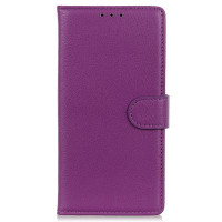 Кожен калъф тип портмоне за Nokia G42 5G - лилав