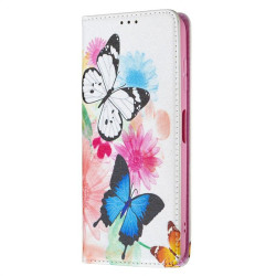 Калъф страничен флип за Nokia G10/G20 - две пеперуди