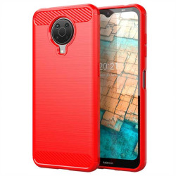 Силиконов гръб Rugged Armor за Nokia G10/G20 - червен