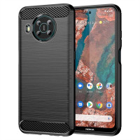 Силиконов гръб Rugged Armor за Nokia X10/X20 - черен