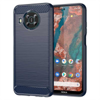 Силиконов гръб Rugged Armor за Nokia X10/X20 - тъмно син