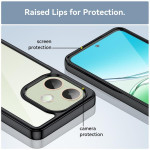 Силиконов гръб Rugged Armor за OPPO A5 Pro 5G - черна рамка - 0