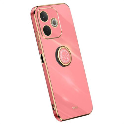 Силиконов гръб със стойка тип пръстен марка XINLI за OPPO A5 Pro 5G - червен