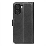 Кожен калъф тип портмоне за OPPO A6x 5G - черен - 2