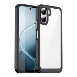 Силиконов гръб Rugged Armor за OPPO A6x 5G - черна рамка