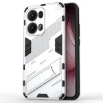Хибриден гръб със стойка марка BIBERCAS за OPPO Reno 13 Pro 5G - бял