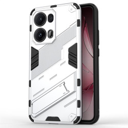 Хибриден гръб със стойка марка BIBERCAS за OPPO Reno 13 Pro 5G - бял