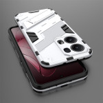 Хибриден гръб със стойка марка BIBERCAS за OPPO Reno 13 Pro 5G - бял - 0