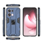 Хибриден гръб със стойка за OPPO Reno 13 Pro 5G - тъмно син - 0