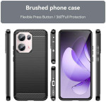 Силиконов гръб Rugged Armor за OPPO Reno 13 Pro 5G - черен - 2