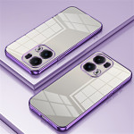 Силиконов гръб Rugged Armor за Oppo Reno13 Pro 5G - лилава рамка - 0