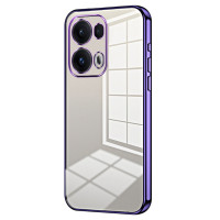 Силиконов гръб Rugged Armor за Oppo Reno13 Pro 5G - лилава рамка