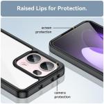 Силиконов гръб Rugged Armor за OPPO Reno 13 Pro 5G - черна рамка - 0