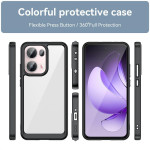 Силиконов гръб Rugged Armor за OPPO Reno 13 Pro 5G - черна рамка - 1