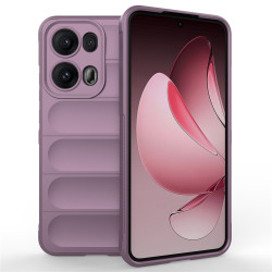 Подсилен силиконов гръб на ленти за Oppo Reno 13 Pro 5G - лилав