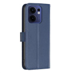 Кожен калъф тип портмоне марка BINFEN COLOR за Oppo Reno 13F 5G - тъмно син - 2 Кожен калъф тип портмоне марка BINFEN COLOR за Oppo Reno 13F 5G - тъмно син - 2