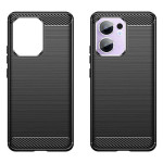 Силиконов гръб Rugged Armor за Oppo Reno 13F 5G - черен - 1