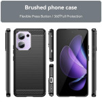 Силиконов гръб Rugged Armor за Oppo Reno 13F 5G - черен - 2