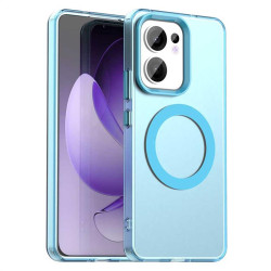 Хибриден гръб за Oppo Reno 13F 5G - син