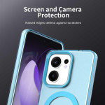 Хибриден гръб за Oppo Reno 13F 5G - син - 0