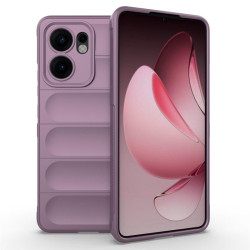 Подсилен силиконов гръб на ленти за Oppo Reno 13F 5G - лилав