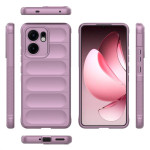 Подсилен силиконов гръб на ленти за Oppo Reno 13F 5G - лилав - 0