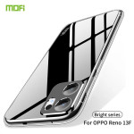 Силиконов гръб марка MOFI за Oppo Reno 13F 5G - прозрачен - 0
