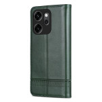 Кожен калъф страничен flip марка AZNS за OPPO Reno 14F – тъмно зелен - 2 Кожен калъф страничен flip марка AZNS за OPPO Reno 14F – тъмно зелен - 2