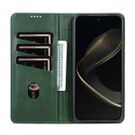 Кожен калъф страничен flip марка AZNS за OPPO Reno 14F – тъмно зелен - 1 Кожен калъф страничен flip марка AZNS за OPPO Reno 14F – тъмно зелен - 1