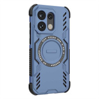 Хибриден гръб с магнит MAGSAFE за OPPO Reno 16 Pro 5G - тъмно син