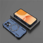 Хибриден гръб с магнит MAGSAFE за OPPO Reno 16 Pro 5G - тъмно син - 0