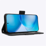 Кожен калъф тип портмоне с магнитна закопчалка за OPPO Reno 16 Pro 5G - черен - 1 Кожен калъф тип портмоне с магнитна закопчалка за OPPO Reno 16 Pro 5G - черен - 1