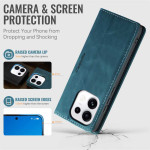 Калъф страничен flip марка CASEME за OPPO Reno 16 Pro 5G – тюркоазен - 3 Калъф страничен flip марка CASEME за OPPO Reno 16 Pro 5G – тюркоазен - 3