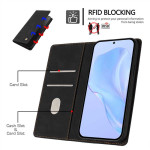 Кожен калъф тип портмоне с магнитна закопчалка за OPPO Reno 16 Pro 5G - черен - 0 Кожен калъф тип портмоне с магнитна закопчалка за OPPO Reno 16 Pro 5G - черен - 0
