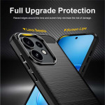 Силиконов гръб Rugged Armor за OPPO Reno 16 Pro 5G - черен - 0